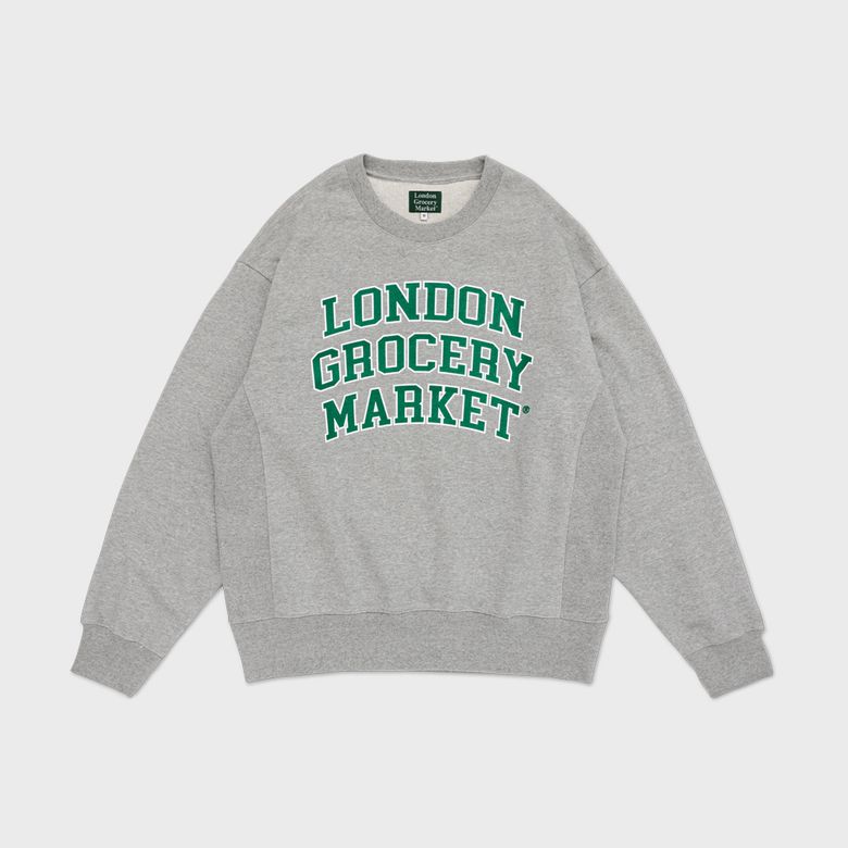 College Logo Heavyweight Sweatshirt (Grey)