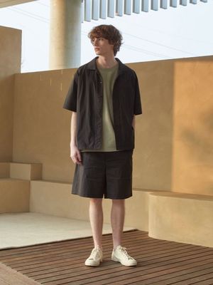 에센셜 이지 하프 팬츠 BL