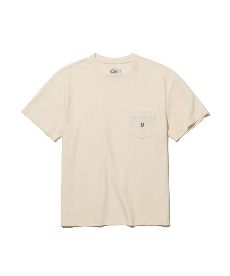 Terry Pocket T-Shirts / CREAM