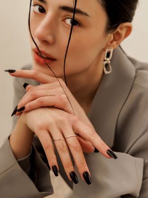 리유저블 네일팁 시크 블랙(코핀)