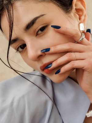 리유저블 네일팁 모던 네이비(코핀)