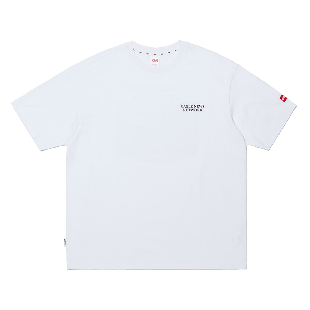 씨엔엔 어패럴(CNN APPAREL) CNN 마이크 그래픽 티셔츠 WHITE - 사이즈 & 후기 | 무신사