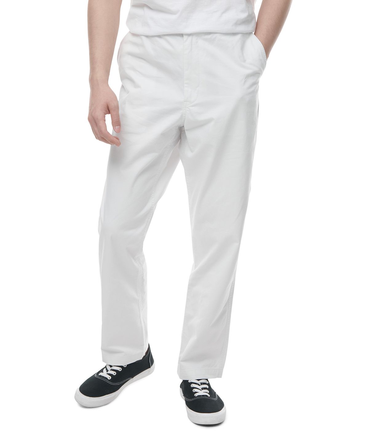 폴로 랄프 로렌(POLO RALPH LAUREN) 릴렉스 핏 폴로 프렙스터 팬츠 - 화이트