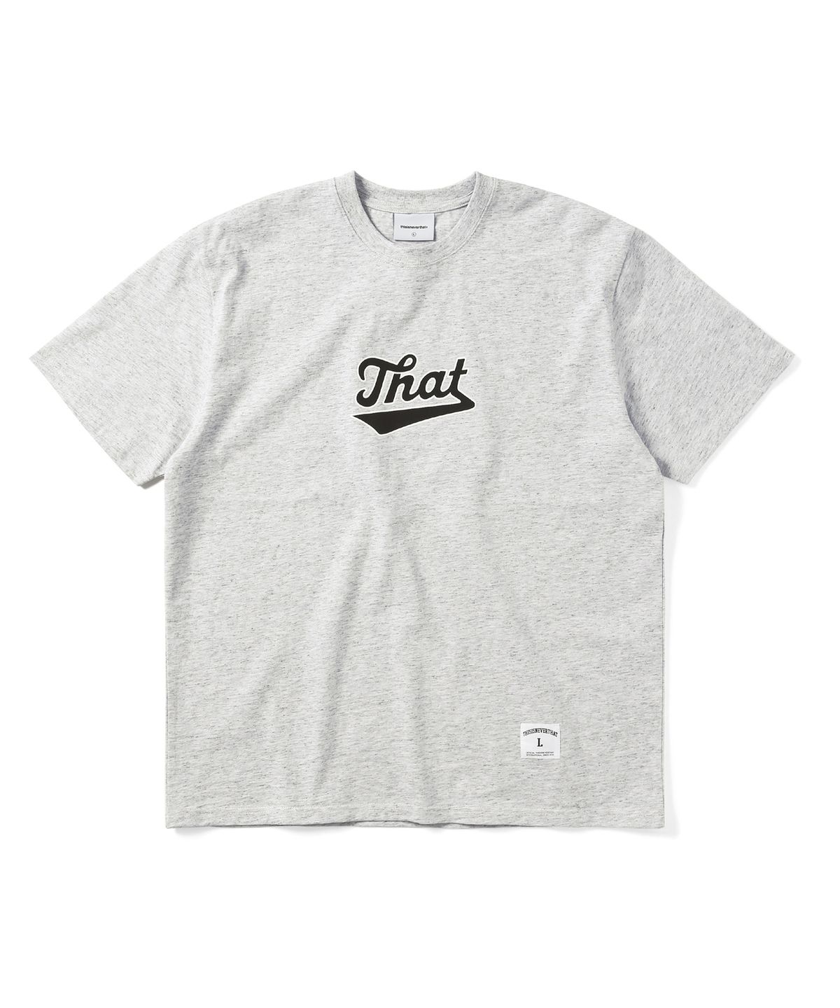 디스이즈네버댓(THISISNEVERTHAT) That Sign Tee Light Heather Grey