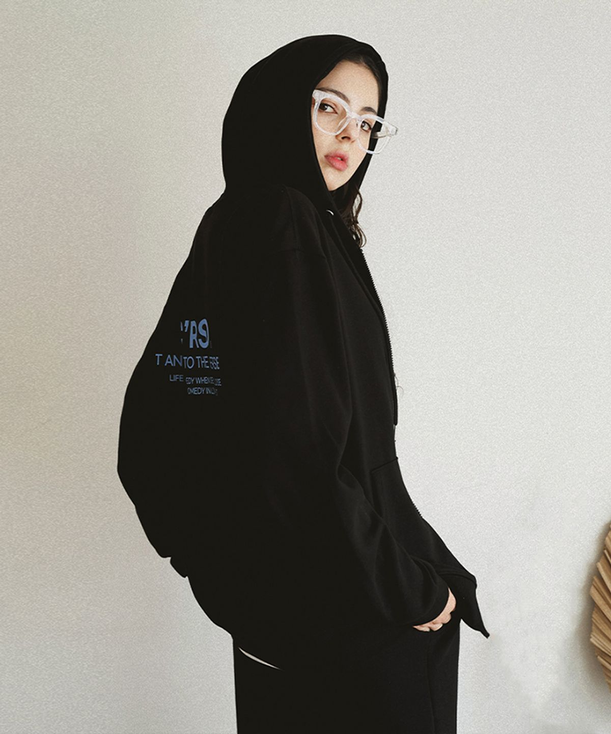 크로스닷(CROSSDOT) 블루스토리 오버핏 후드집업 6 Color [CHD_0016]