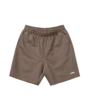 린넨 코지 쇼츠 - 트윌베이지