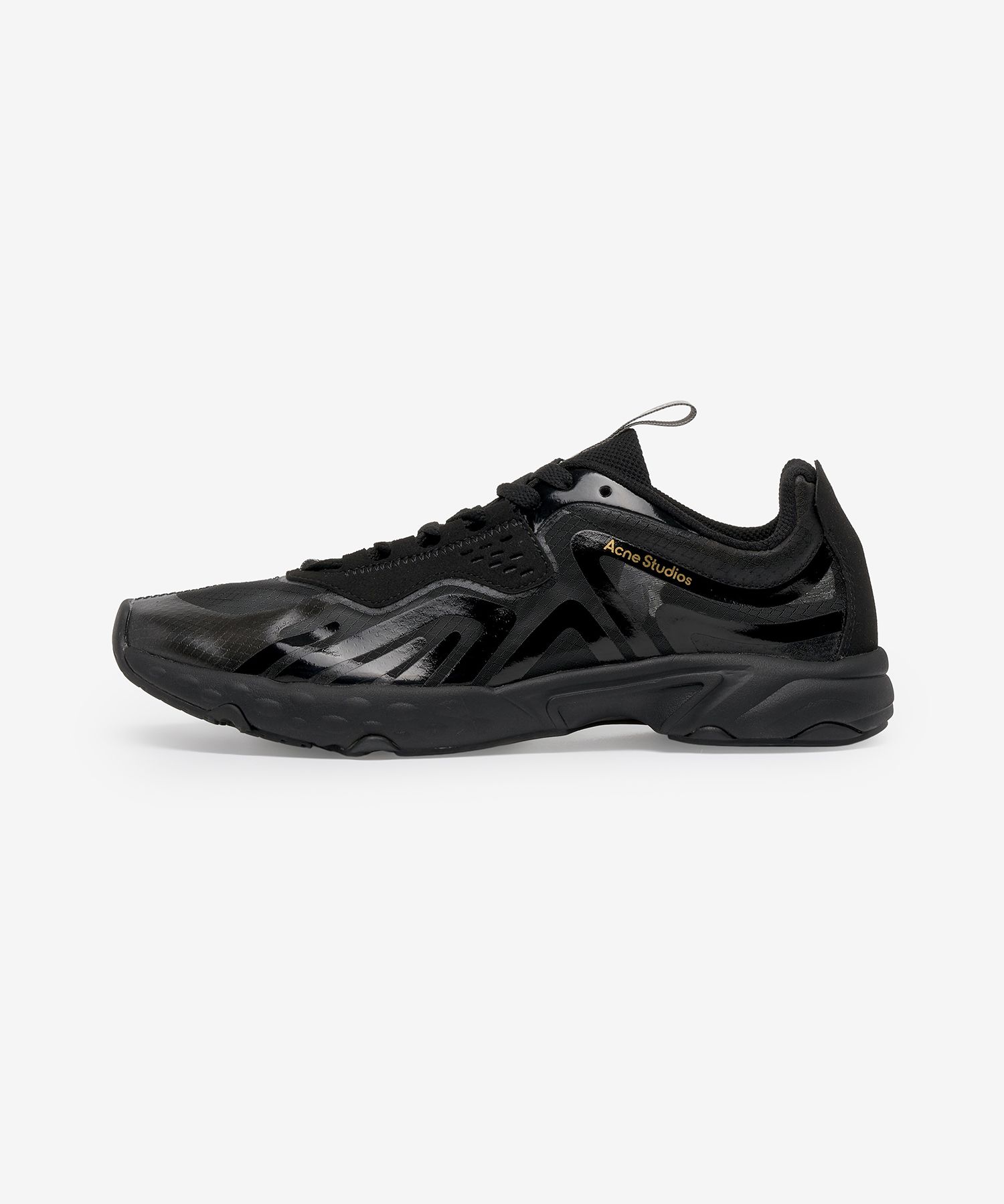 MUSINSA公式 | ACNE STUDIOS Men's Lace-Up Sneakers - Black