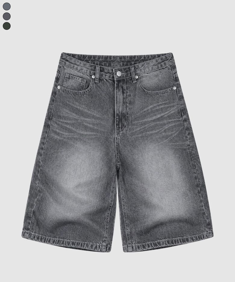 Cameron Washing Bermuda Denim Shorts 3 Color [BLSD_6001]
