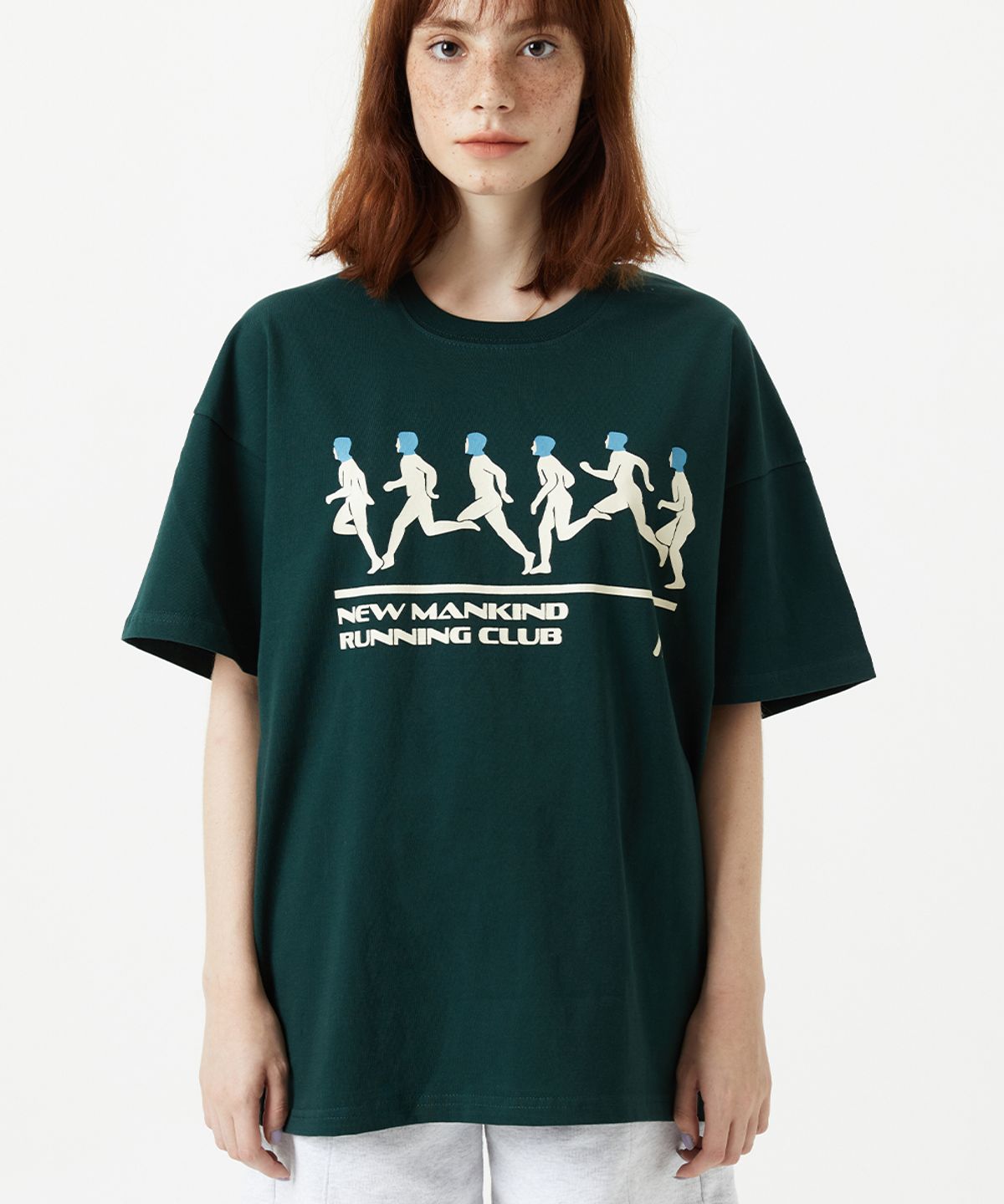 퓨처랩(FUTURE LAB) RUNNING CLUB T-SHIRTS - GREEN