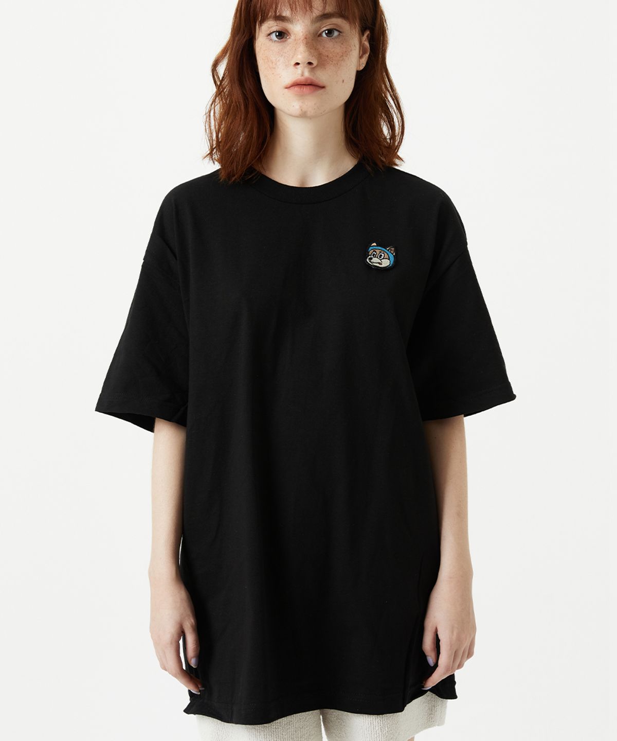 퓨처랩(FUTURE LAB) DOGE HEAD T-SHIRTS - BLACK