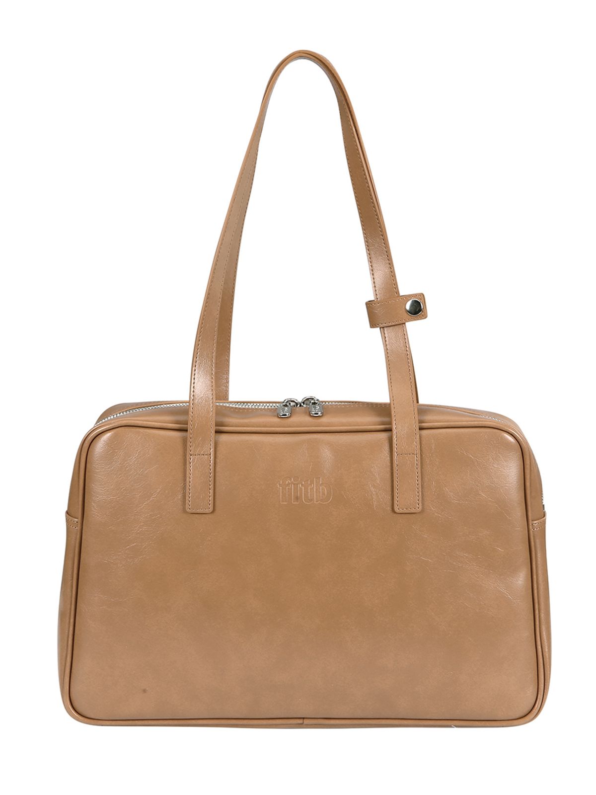필인더블랭크(FILLINTHEBLANK) Trapezoid Shoulder Bag (camel)