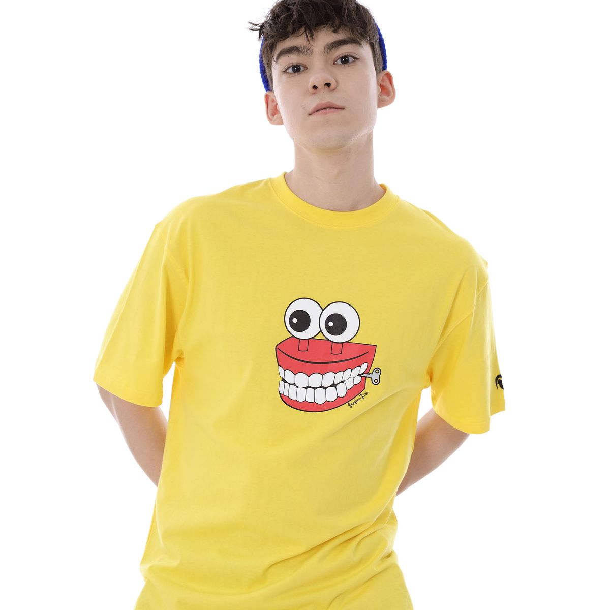 돌키(DORKY) 틀니 반팔 옐로우