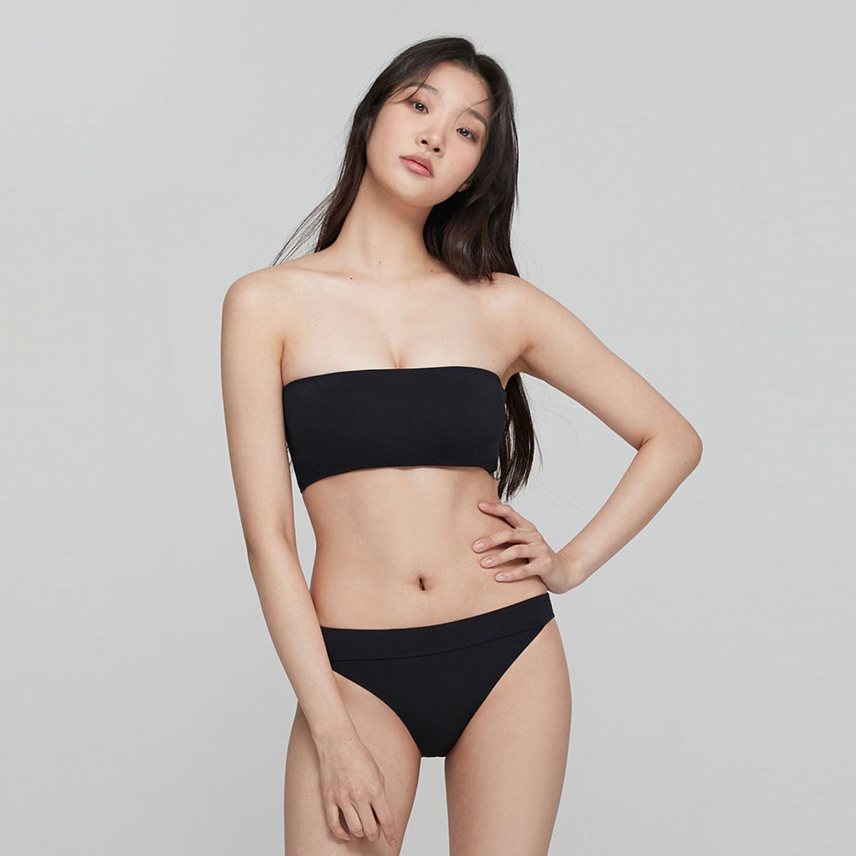 배럴(BARREL) 우먼 무브 비키니 탑 블랙 (BI2WWBI01BLK)