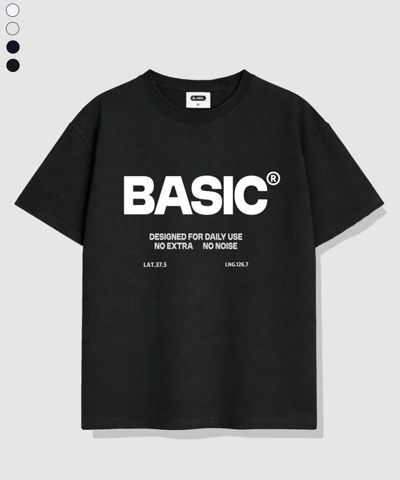 NoExtras overfit short-sleeved T-shirt 4 Color [BLSE_1002]