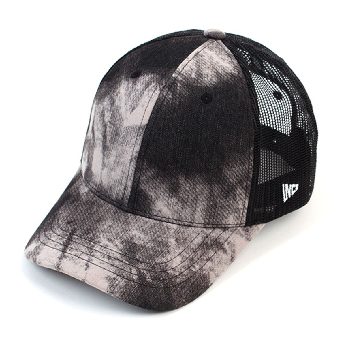 유니버셜 케미스트리(UNIVERSAL CHEMISTRY) Dyed Black Meshcap 나염매쉬캡