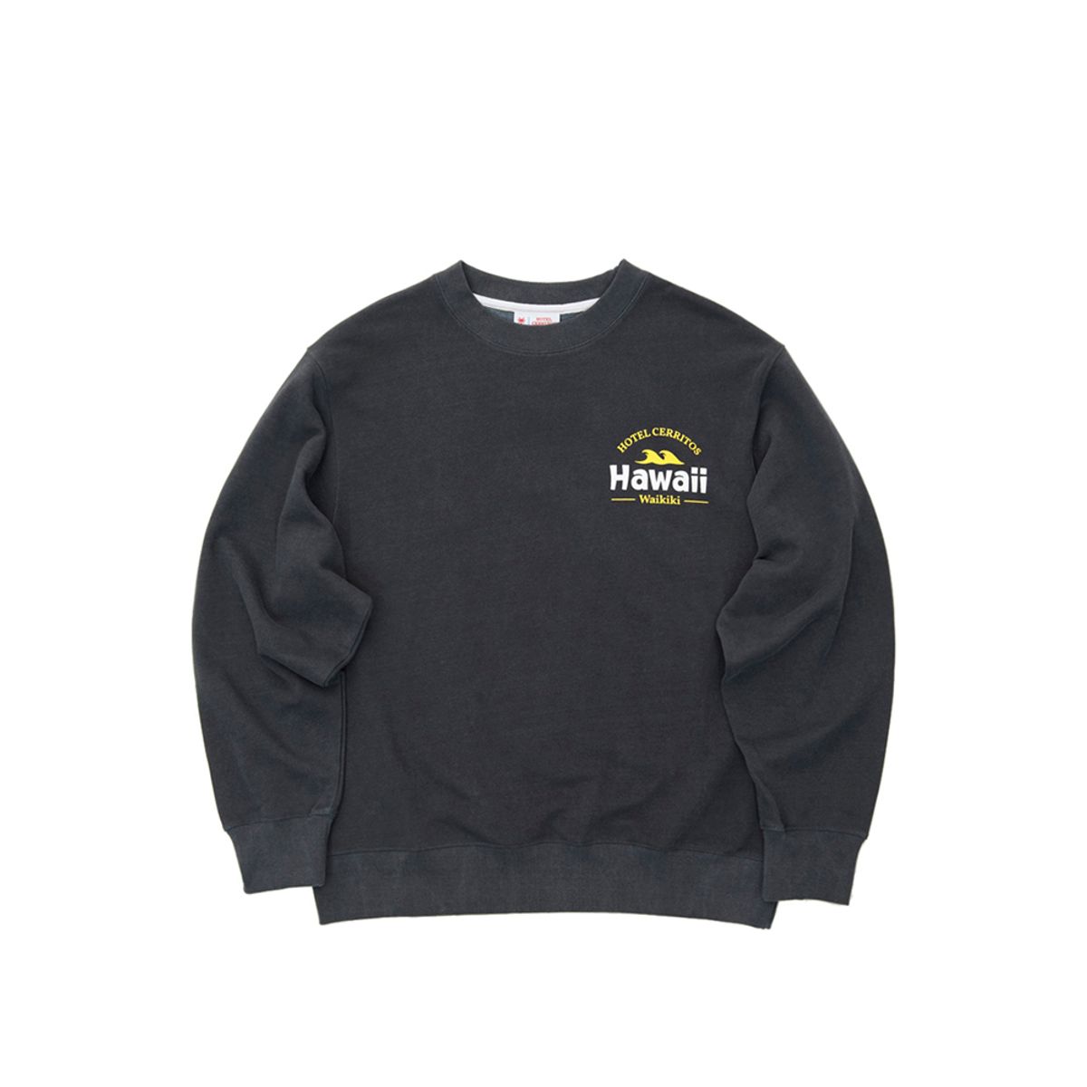 호텔세리토스(HOTEL CERRITOS) Hawaii BigWave Sweat-Shirt [Charcoal]