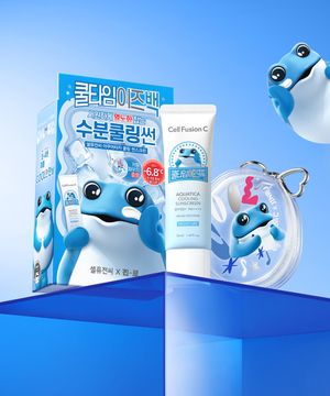 [진로콜라보] 아쿠아티카 쿨링 썬스크린 50ml + 스티커 키링 기획세트