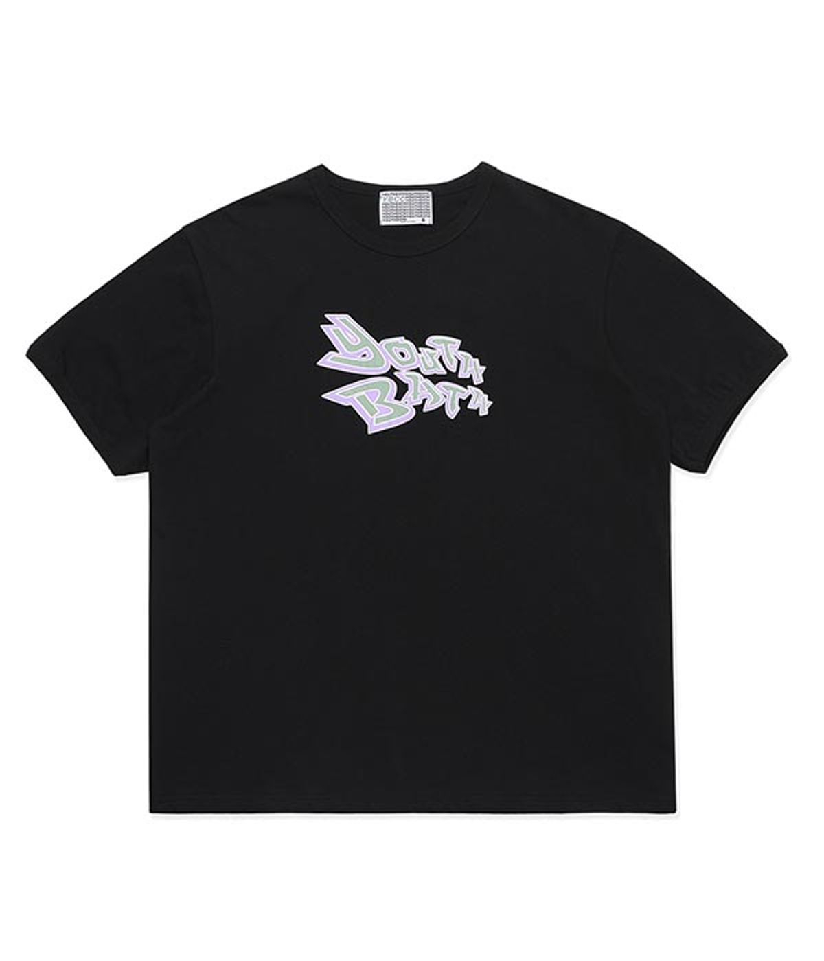 유쓰배쓰(YOUTHBATH) YB LOGO T-SHIRT_BLACK