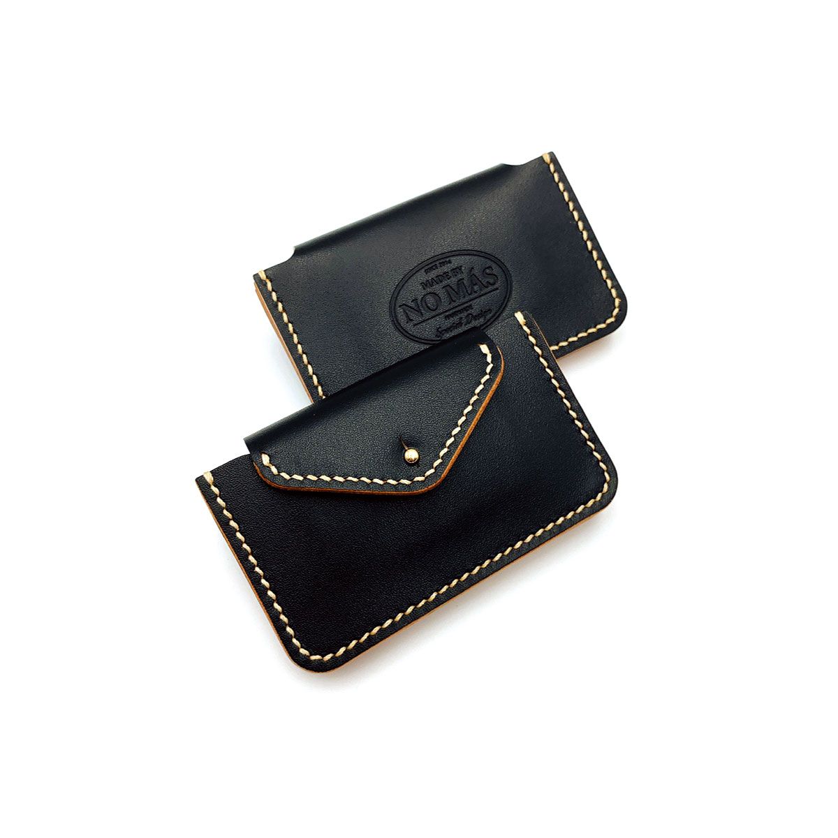 노마스(NO MAS) ACCORDION CARD CASE (BLACK)