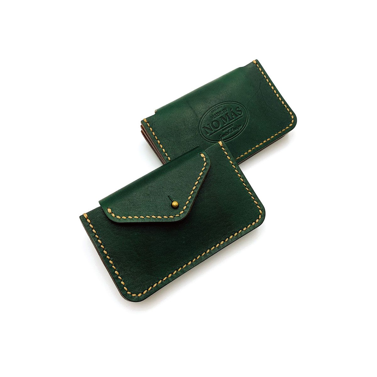 노마스(NO MAS) ACCORDION CARD CASE (FOREST GREEN)