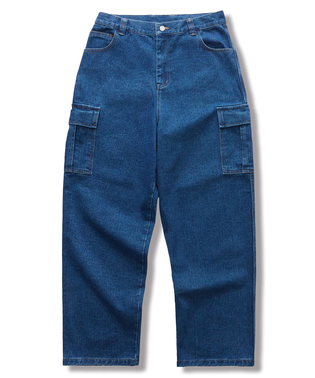 시티스트리트(CITY STREET) CARGO DENIM PANTS - MID INDIGO