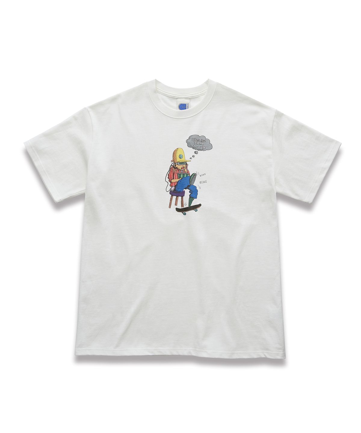 시티스트리트(CITY STREET) CITYSTREET X JMMYSOX WIGLE SHORT SLEEVE - WHITE