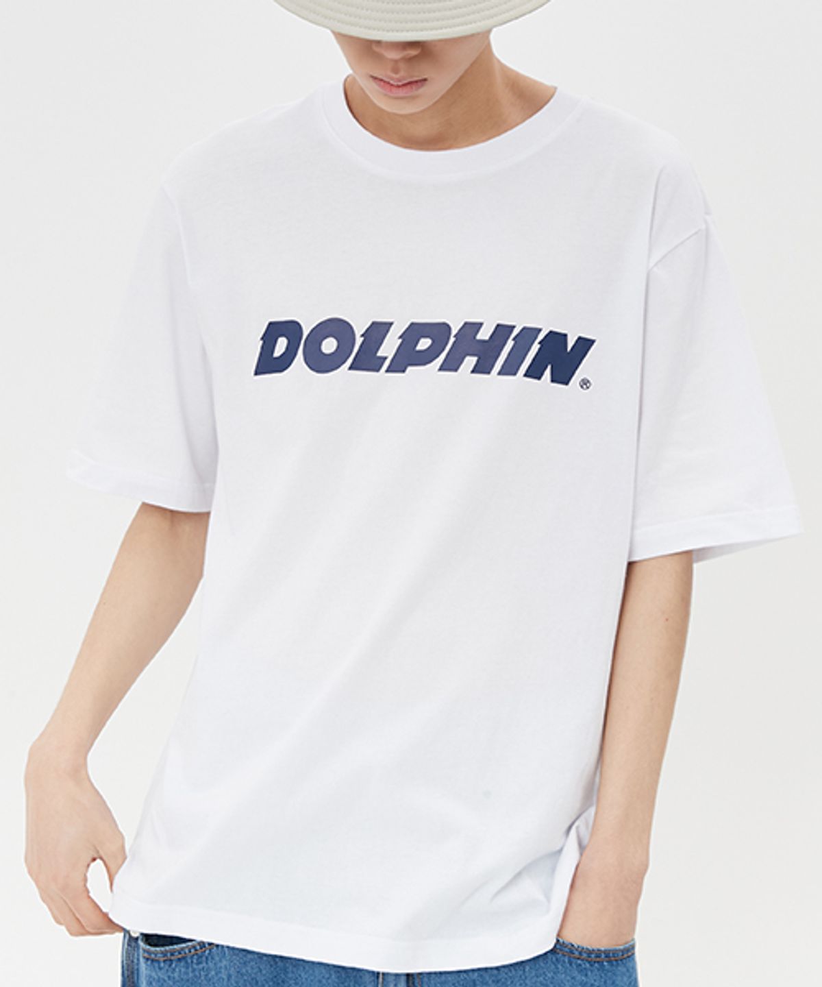 돌핀웨이브어패럴(DOLPHIN WAVE APPAREL) 돌핀 어센틱 로고 티셔츠