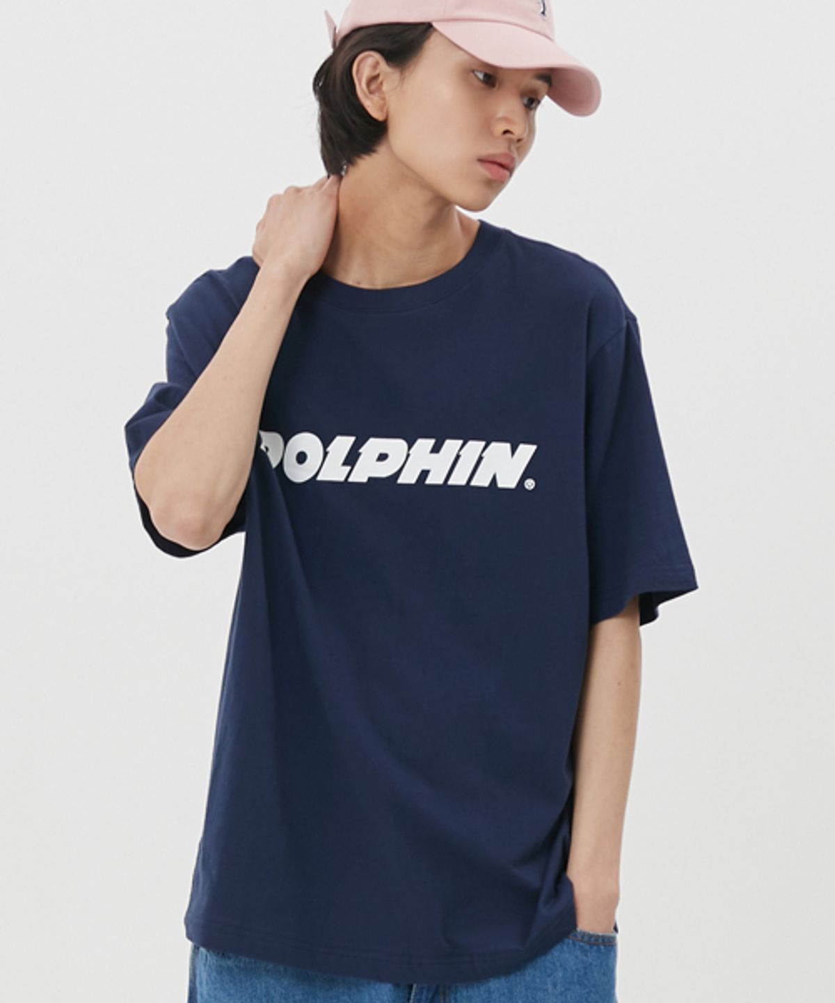 돌핀웨이브어패럴(DOLPHIN WAVE APPAREL) 돌핀 어센틱 로고 티셔츠