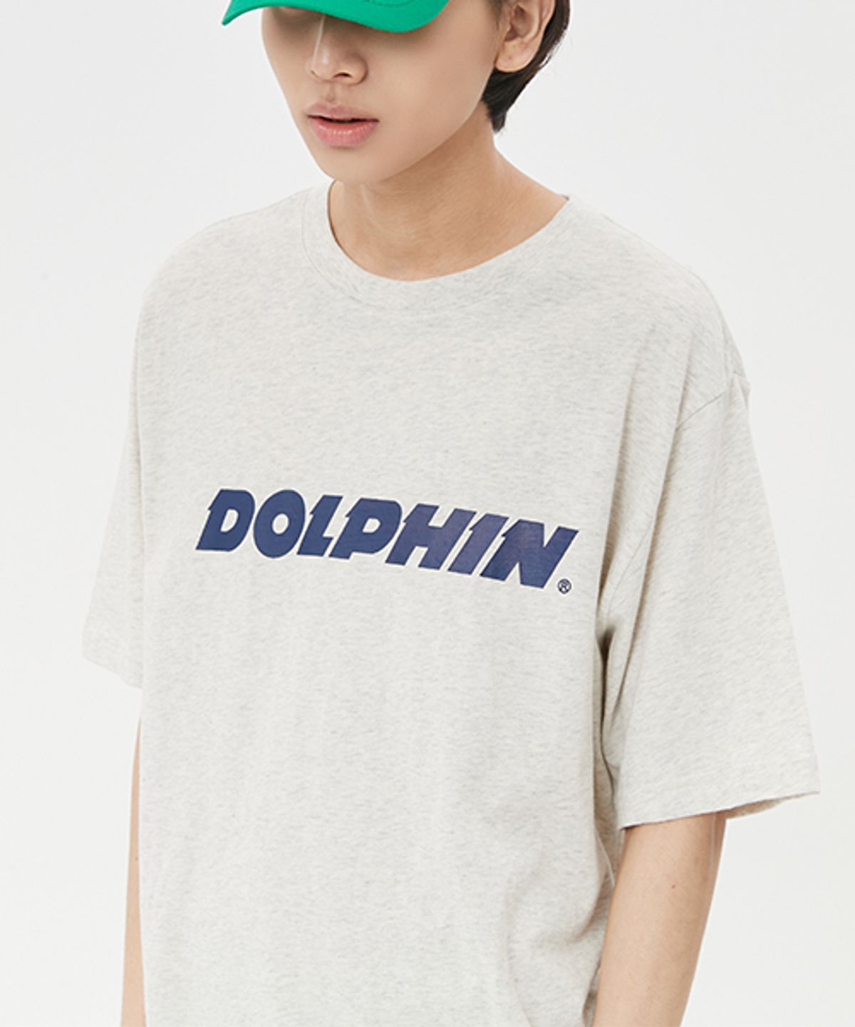 돌핀웨이브어패럴(DOLPHIN WAVE APPAREL) 돌핀 어센틱 로고 티셔츠