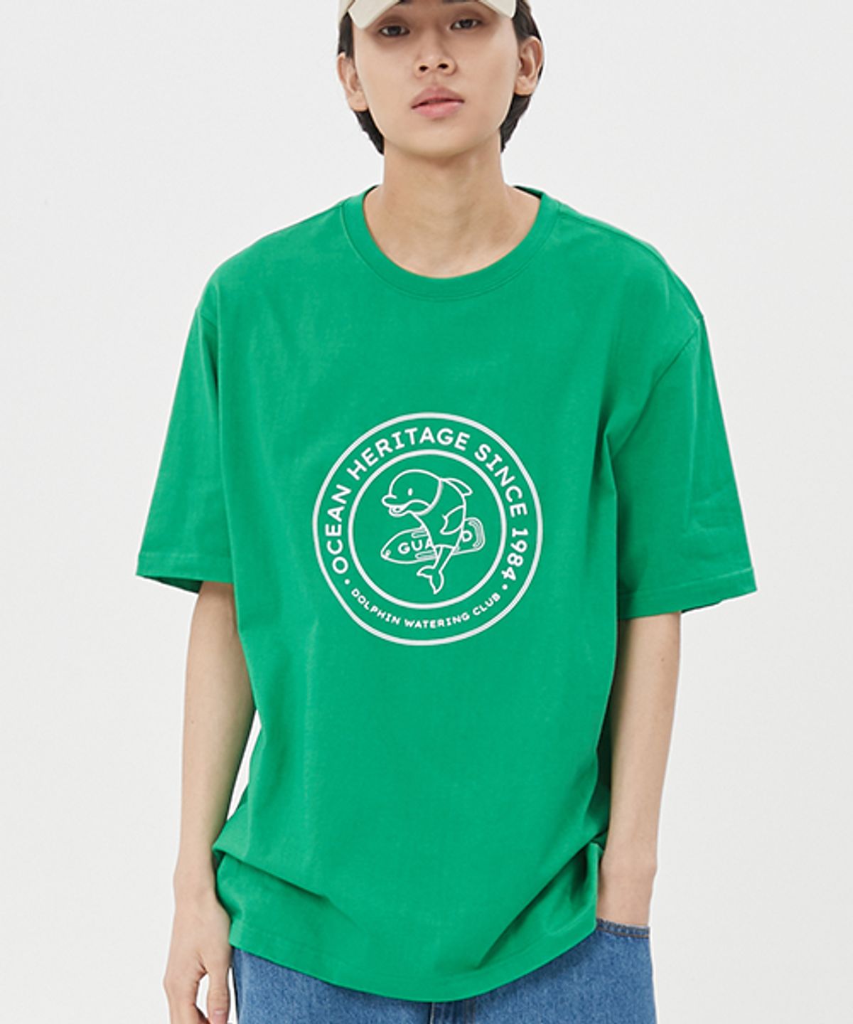 돌핀웨이브어패럴(DOLPHIN WAVE APPAREL) 돌핀 라이프가드 티셔츠