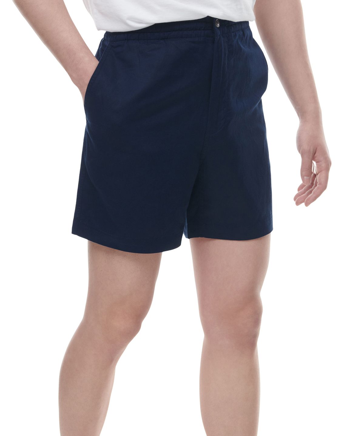 폴로 랄프 로렌(POLO RALPH LAUREN) 클래식 핏 리넨 블렌드 프렙스터 - 네이비