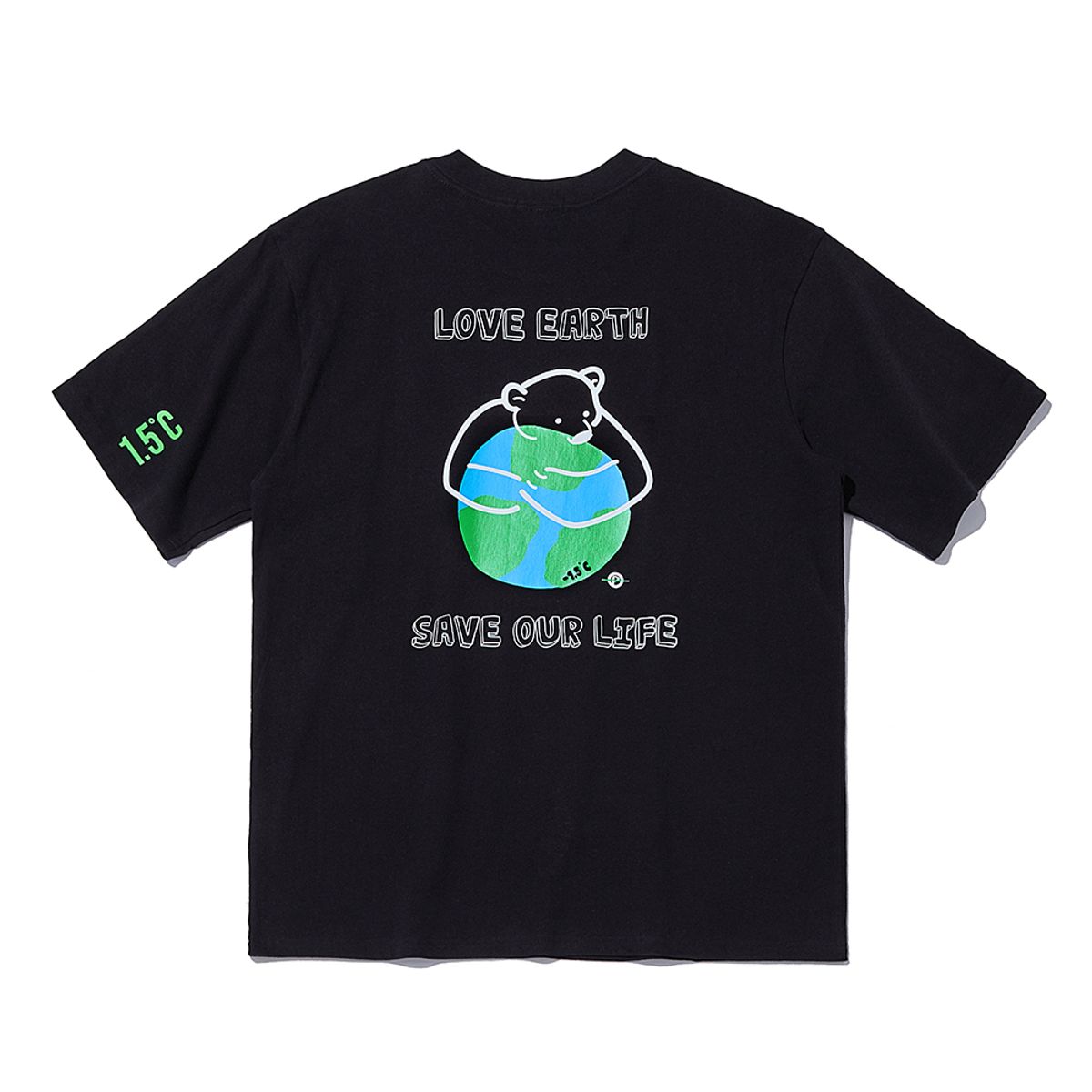 폴루션(POLLUTION) LOVE EARTH HALF T-SHIRT