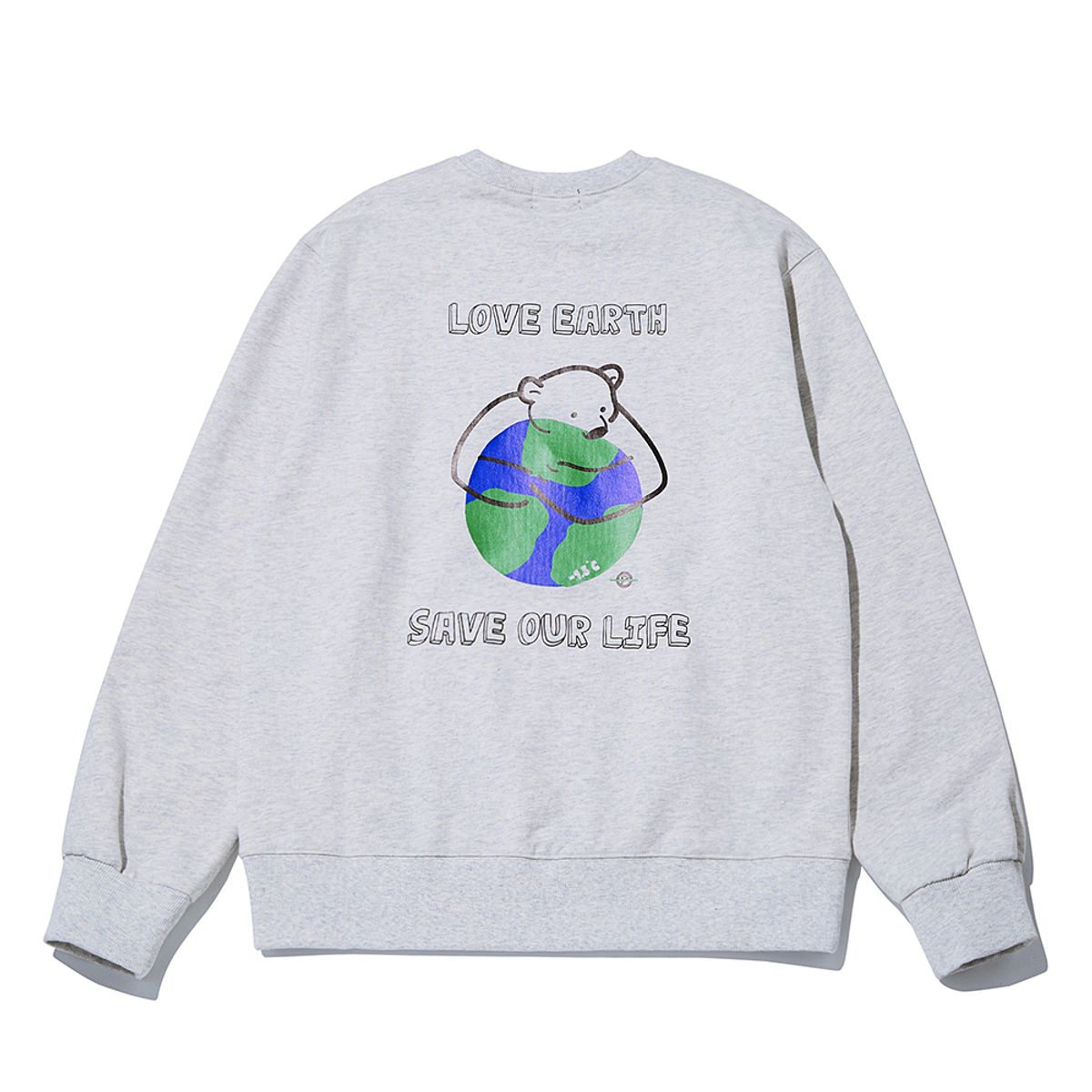 폴루션(POLLUTION) LOVE EARTH SWEAT SHIRT