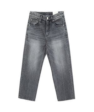 펠리페블랙 와이드 크롭 데님 팬츠