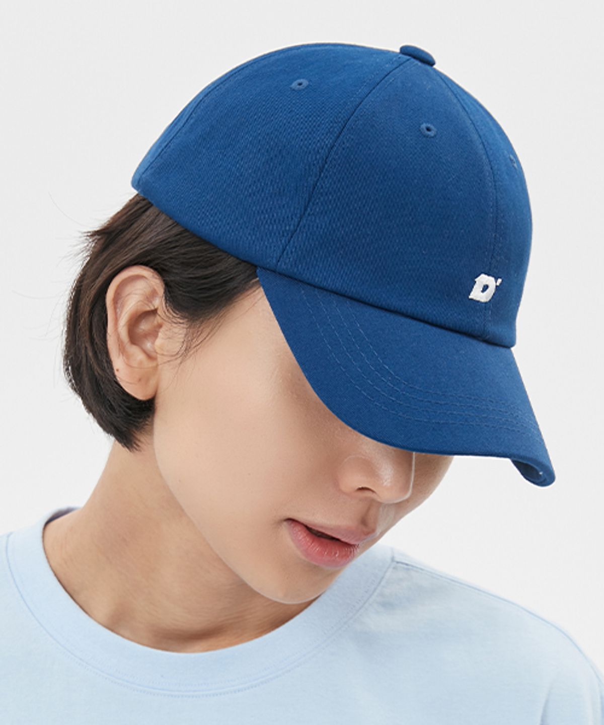 돌핀웨이브어패럴(DOLPHIN WAVE APPAREL) 돌핀 이니셜자수 볼캡 딥블루