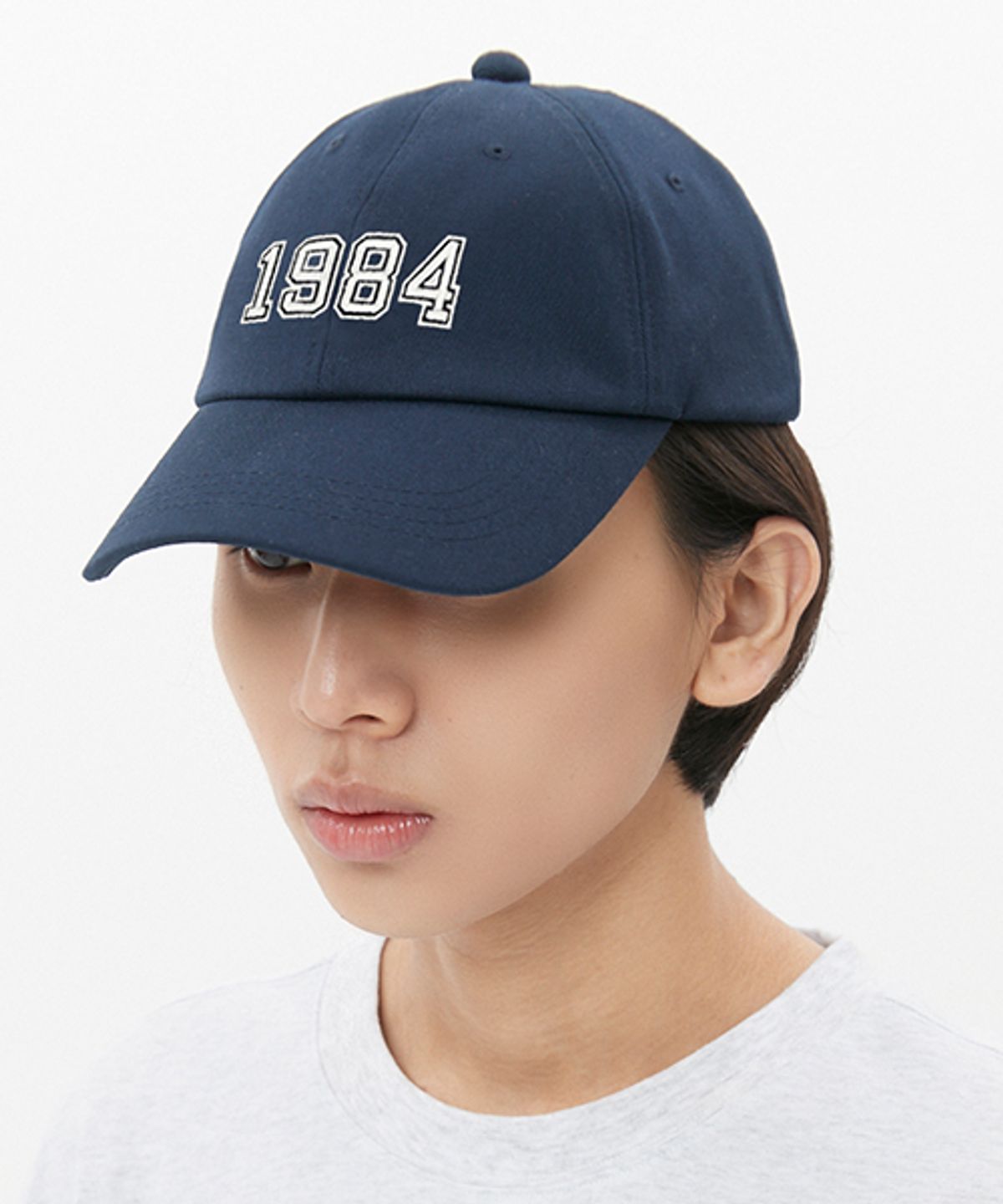돌핀웨이브어패럴(DOLPHIN WAVE APPAREL) 돌핀 1984 자수 볼캡 네이비