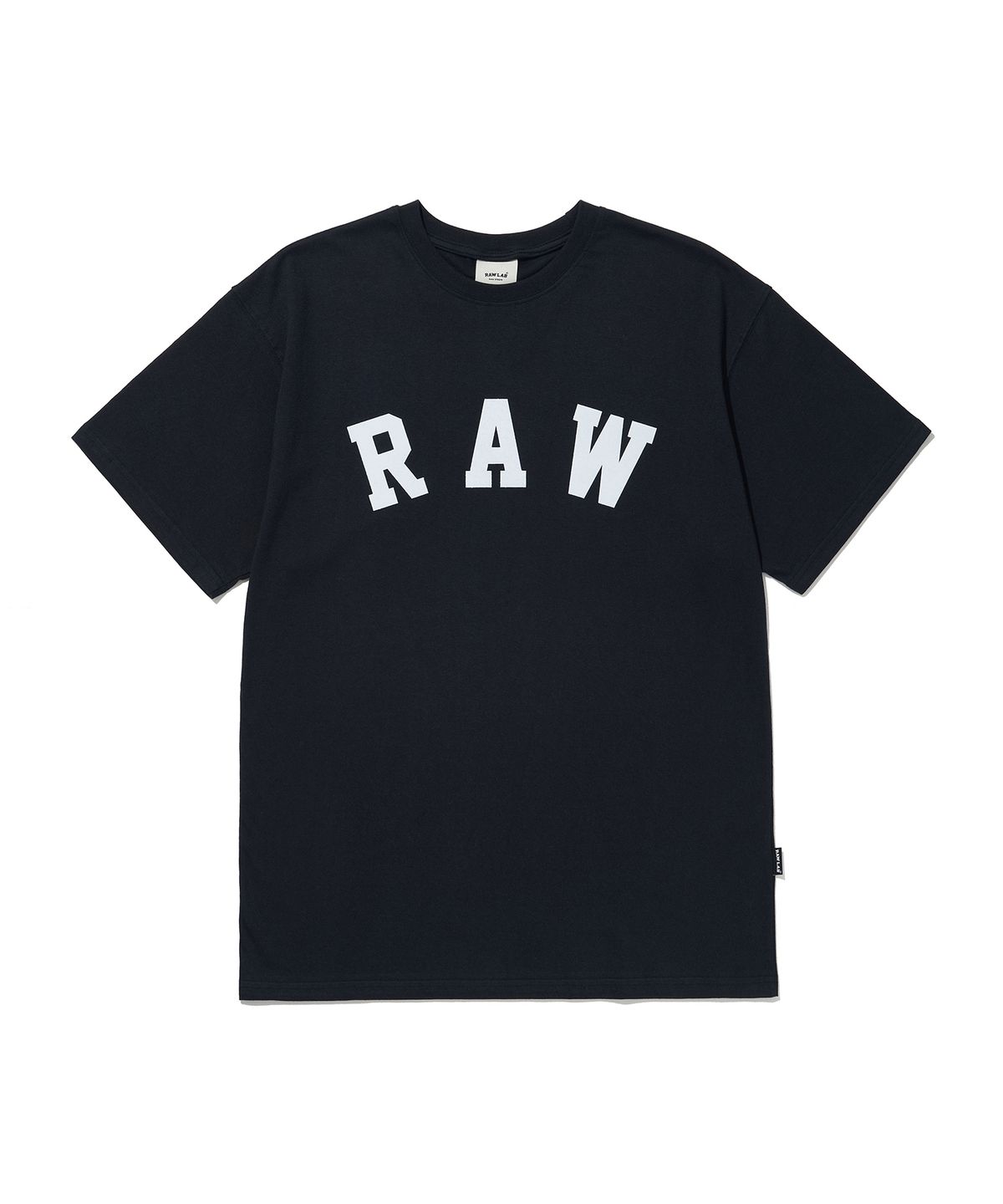 로우랩(RAW LAB) RAW 시그니처 후로킹 반팔티 (네이비)