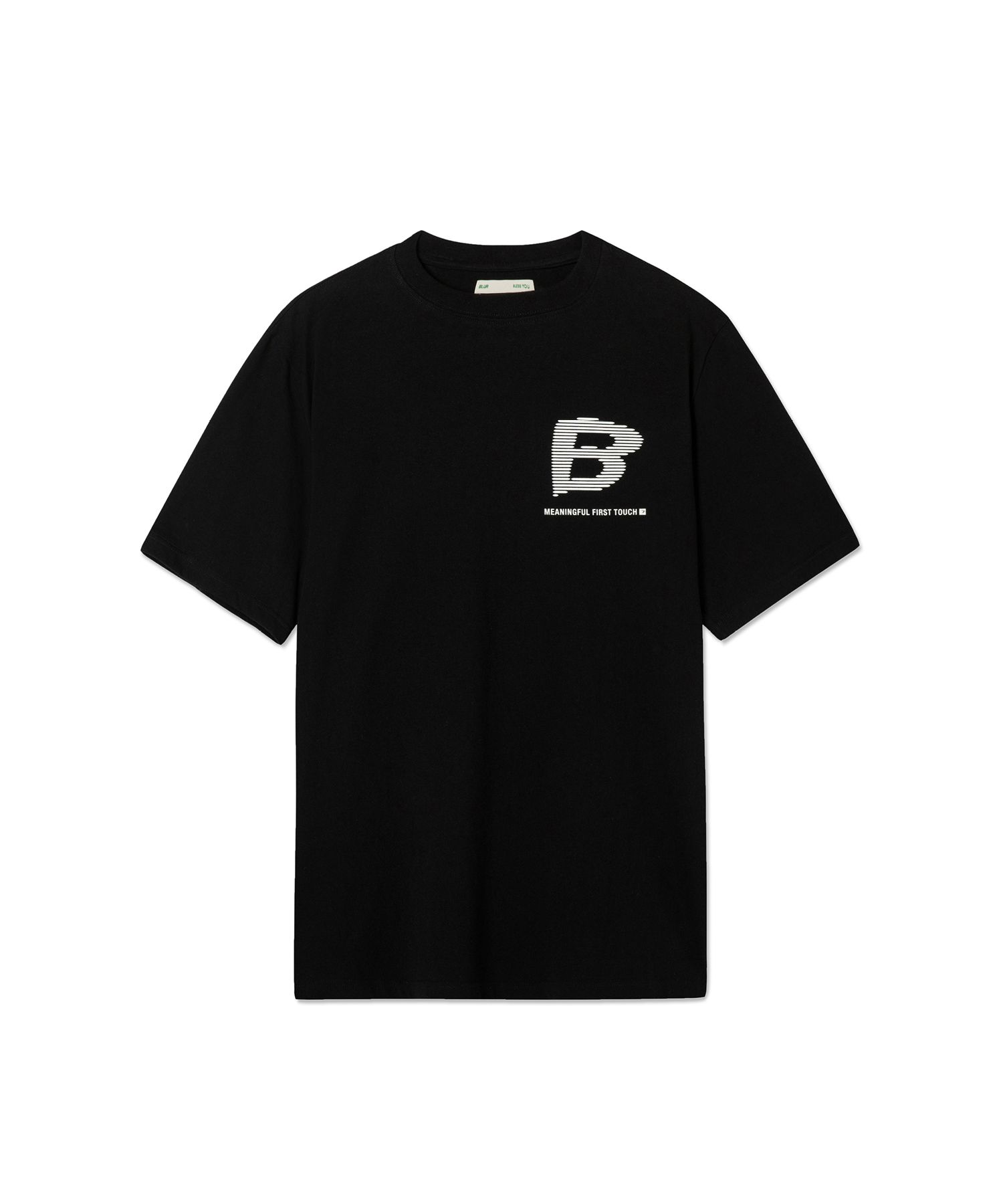 MUSINSA公式 | Blur B BOX LOGO T SHIRT - BLACK