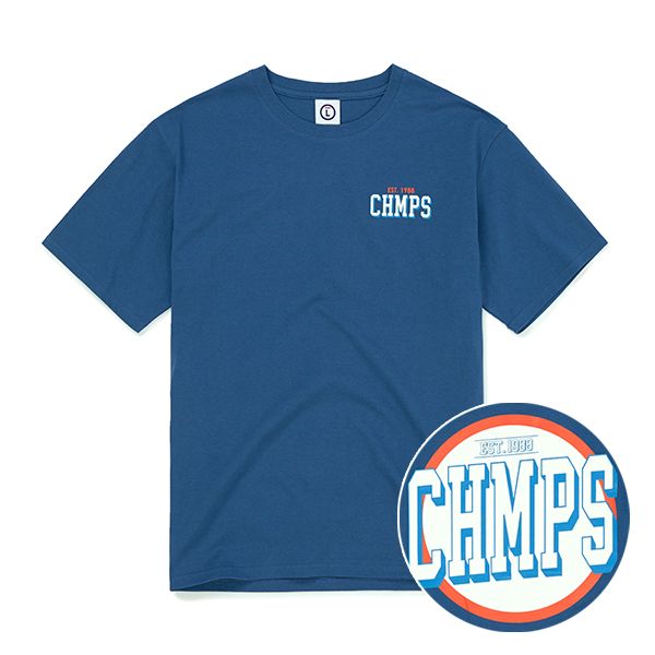 ☆韓国☆［BORN CHAMPS］CHAMPS Over-fit Hood T-shirt 3C S-XL BORN CHAMPS | Brand Store | GVG