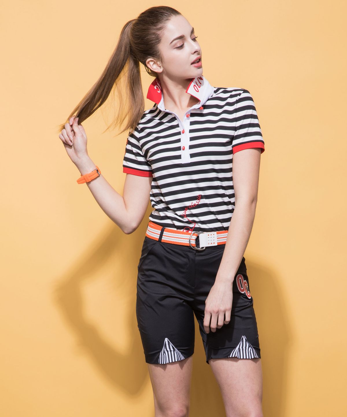 엠에프에스 골프웨어(MFS GOLFWEAR) PLEATS POINT HALF PANTS