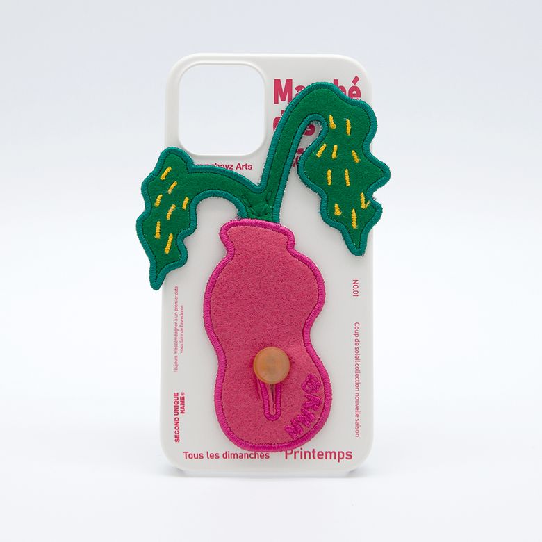 SUN CASE PLANTS PATCH PINK
