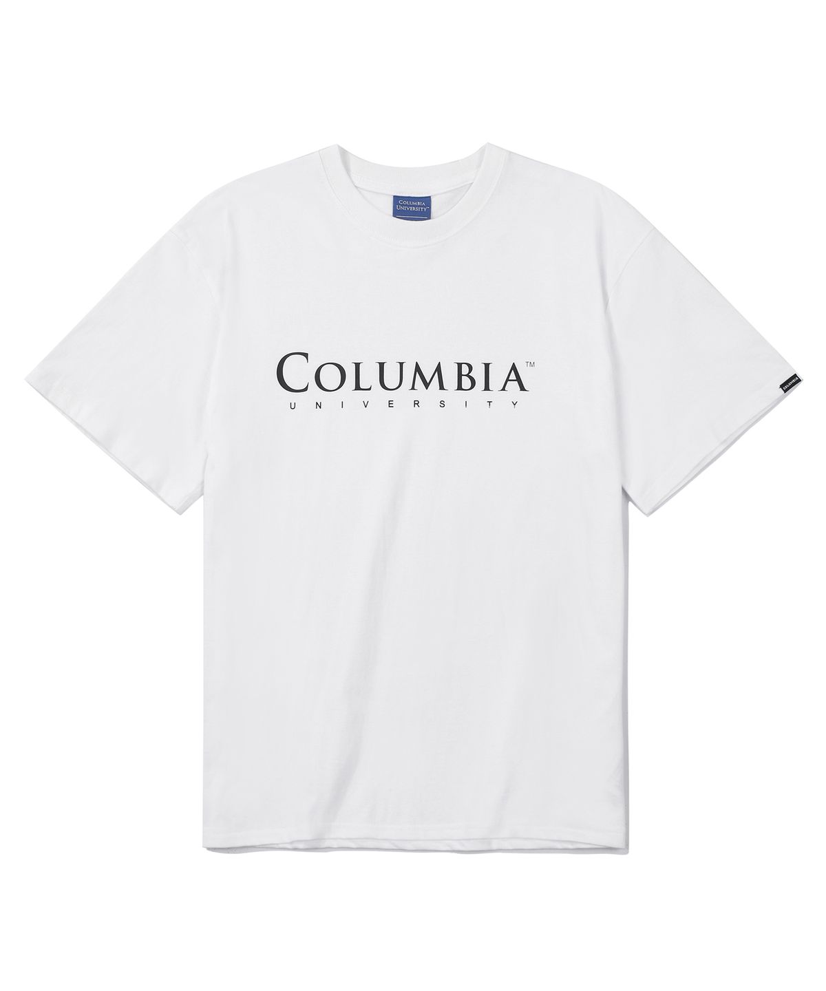 컬럼비아 유니버시티(COLUMBIA UNIVERSITY) CU SIGNITURE BIG LOGO T-SHIRTS 화이트