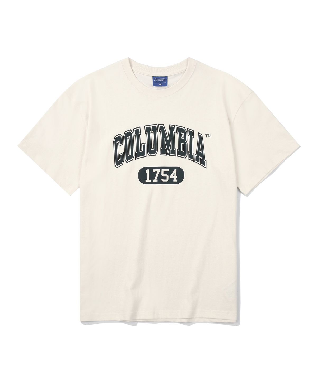 컬럼비아 유니버시티(COLUMBIA UNIVERSITY) CU 1754 ARCH LOGO T-SHIRTS 크림
