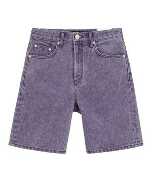 레트로 퍼플 쇼츠 팬츠