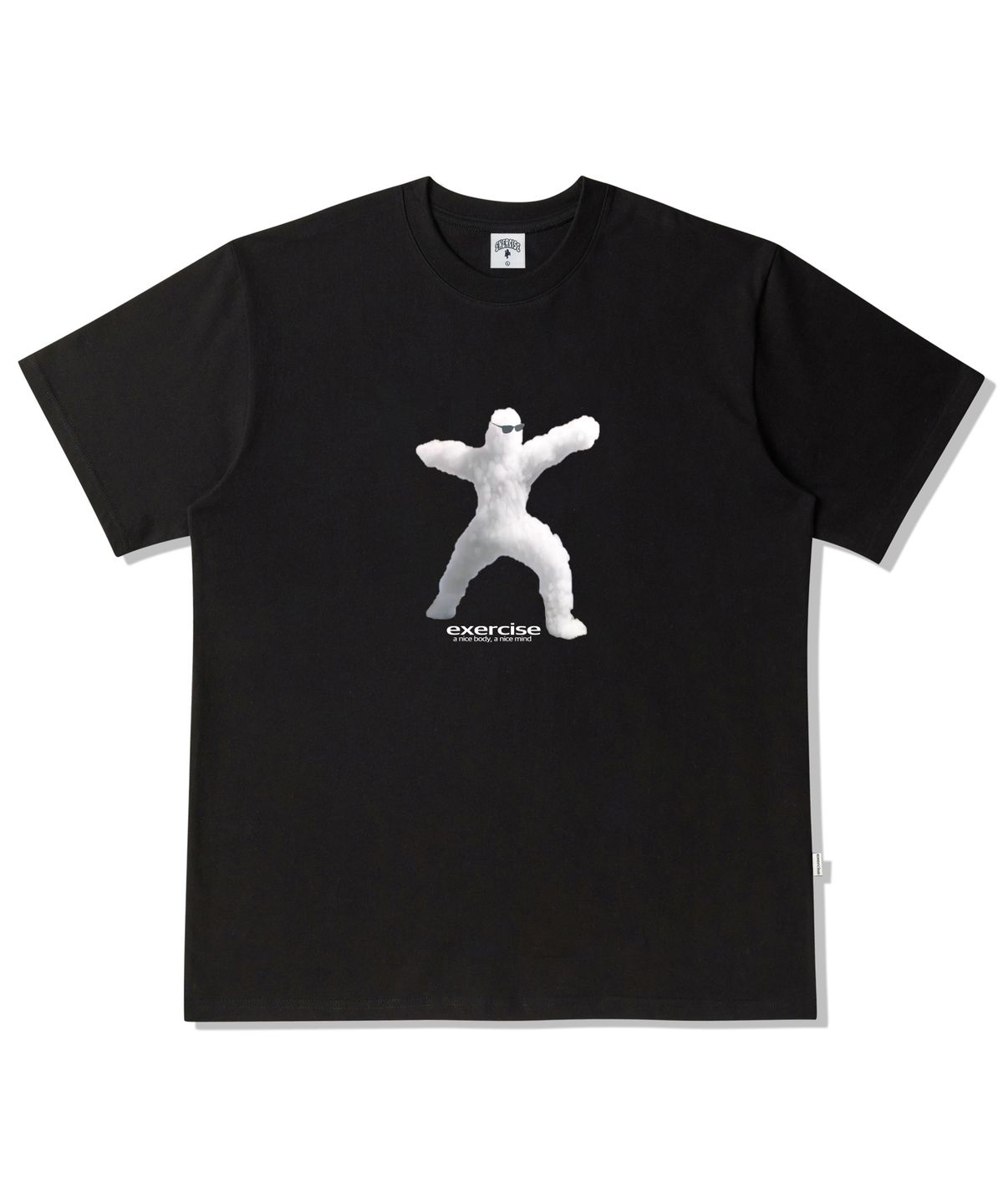 엑서사이즈(EXERCISE) Athletic Cloud T-SHIRT_BLACK