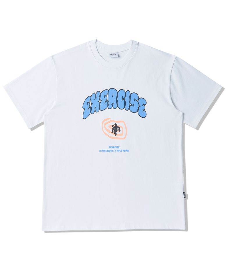 E.X.R Childish Logo T-SHIRT_WHITE