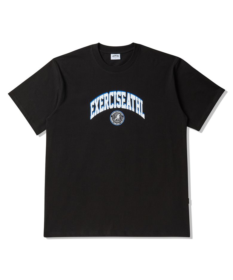E.X.R ATHL Logo Emblem T-SHIRT_BLACK