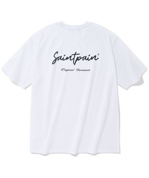 SP 캘리 로고 티셔츠-화이트
