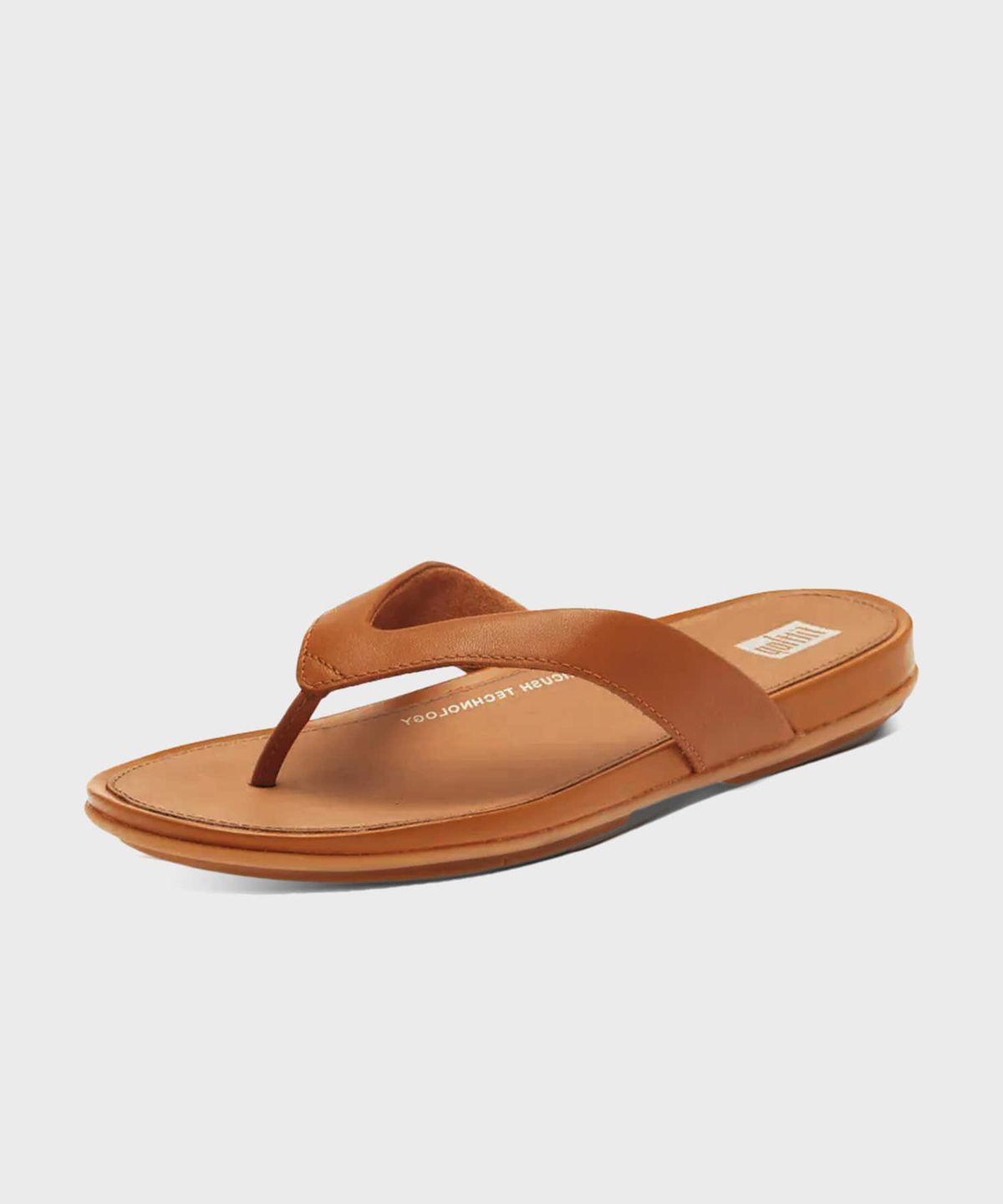 핏플랍(FITFLOP) 그라시에 레더 쪼리 Light Tan