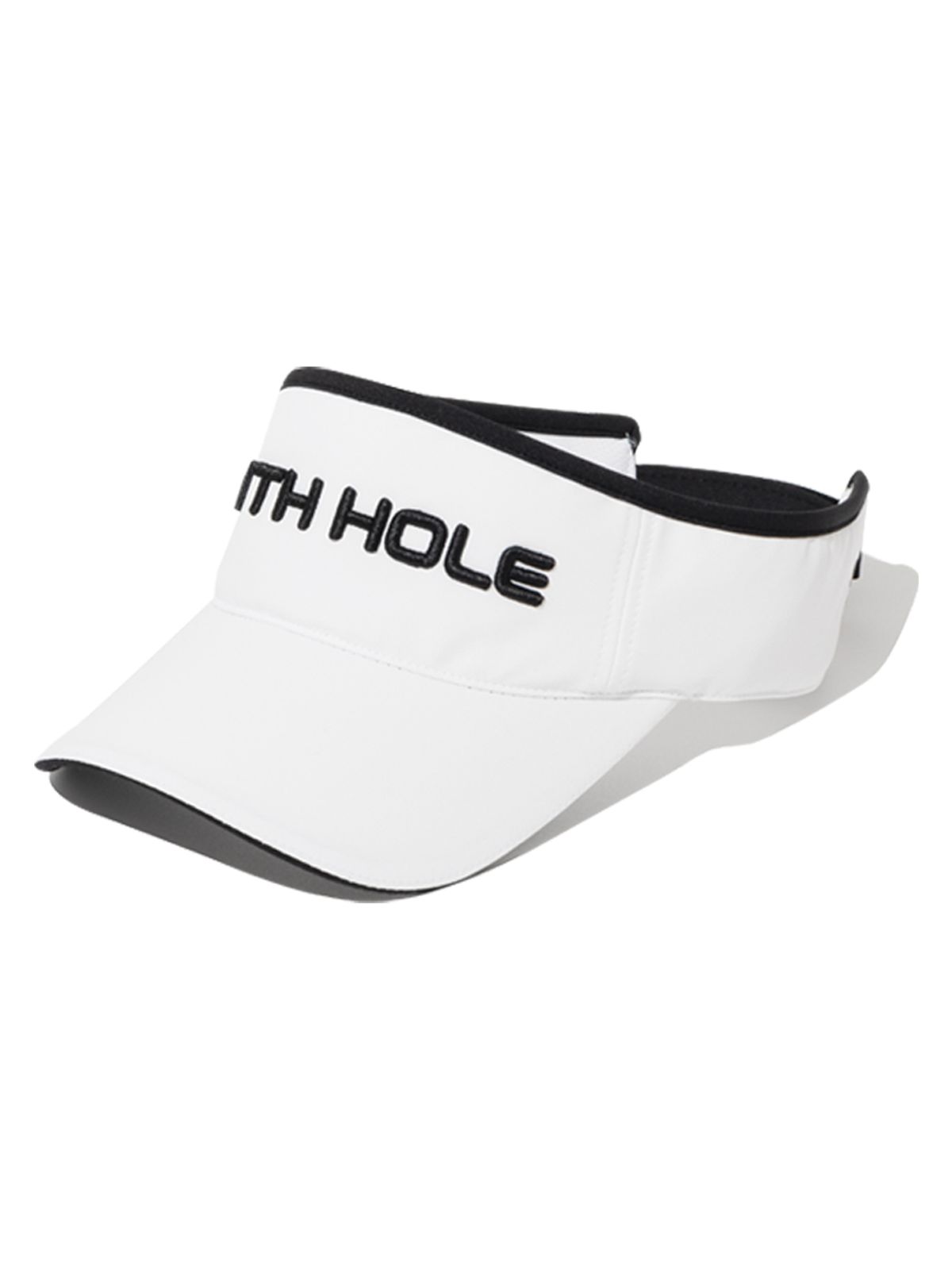 투에니스홀(20TH HOLE) 로고 볼륨 자수 여성 썬캡 [WHITE]